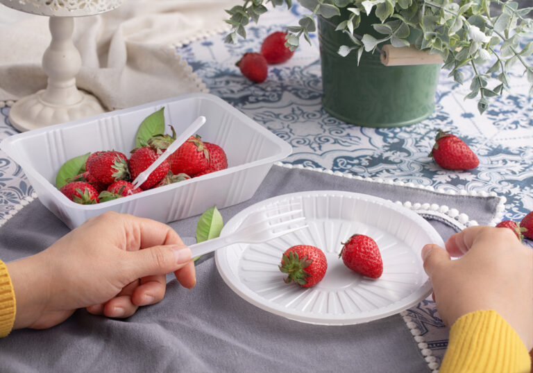 The production process of disposable plastic containers of Sorush Plastic