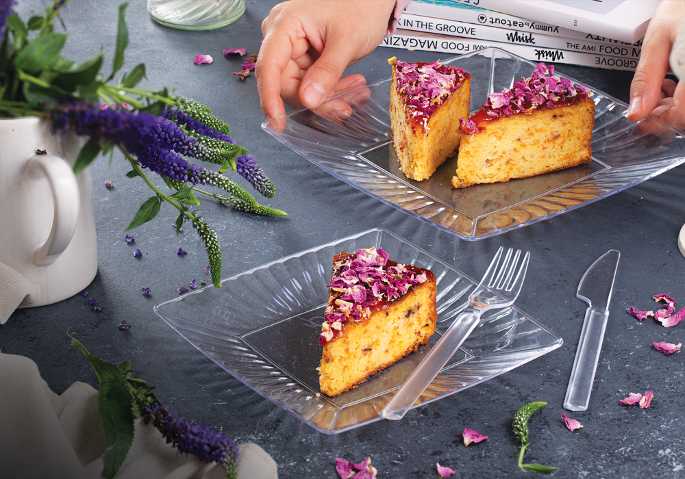 A dream birthday with a disposable plate