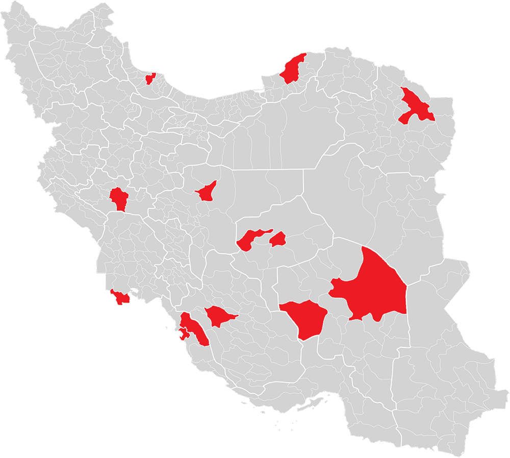 Map of Sorush Plastic dealers